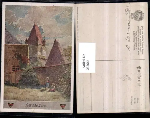 232666,Deutscher Schulverein 1180 Künstler Tschinkl Der alte Turm