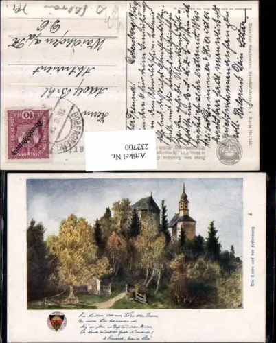 232700,Deutscher Schulverein 143 Die Linde auf d. Festenburg Burg