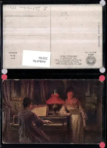 232701,Deutscher Schulverein 1191 Künstler Schweninger Feierstunde Frauen m. Kleid Klavier Lied