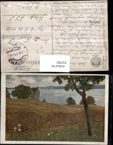 232702,Deutscher Schulverein 1092 Künstler Schaffran Wogende Ähren Feld Wiese