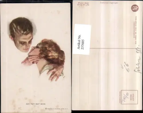 237685,Reinthal e Newman 384 Künstler AK Not yet – But soon Frau u. Mann