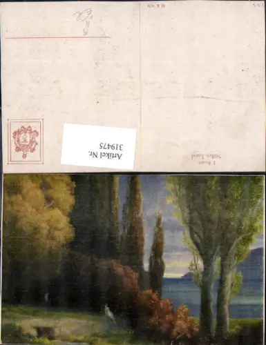 319475,Theo Stroefer Münchner Kunst 879 J. Reuter Stilles Land Frau Landschaft