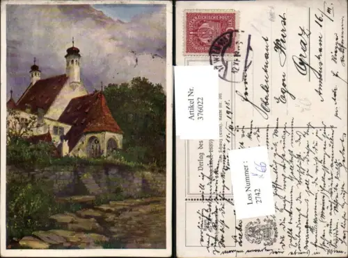 376022,Verein Südmark 201 Künstler W. Reichelt Schwaz in Tirol Kirche