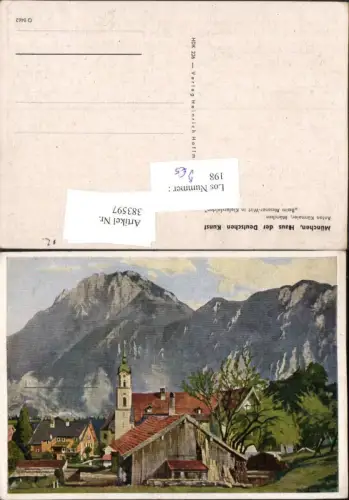 383597,Haus d. Deutschen Kunst HDK 226 Künstler Anton Kürmaier Messner-Wirt in Kiefersfelden