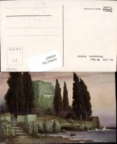 450887,Degi AK 1154 Künstler W. Hoy Einsamkeit Küste
