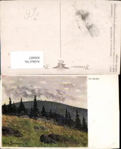 450907,Primus AK 3374 Künstler Ulrich Bornemann Brocken b. Wernigerode