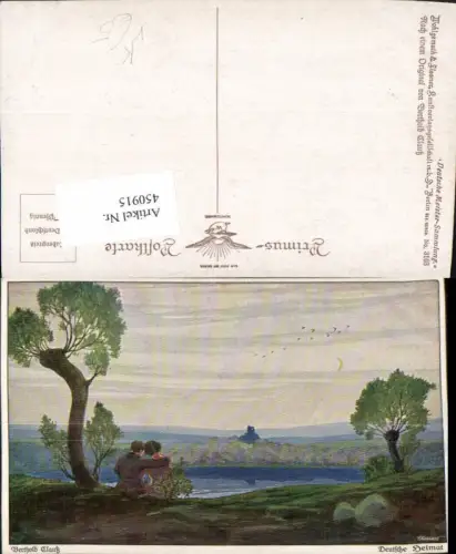 450915,Primus AK 3103 Künstler Berthold Clauß Landschaft Liebe Paar
