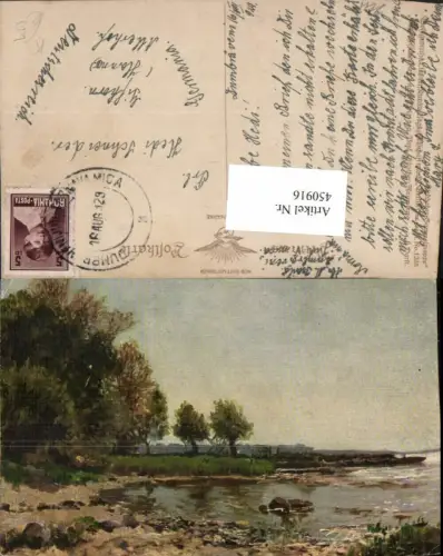 450916,Primus AK 1235 Künstler Günther-Naumburg Landschaft Ufer