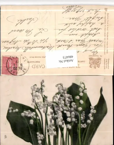 486473,Raphael Tuck e Sons 6912 Künstlerkarte Flower Maiglöckchen