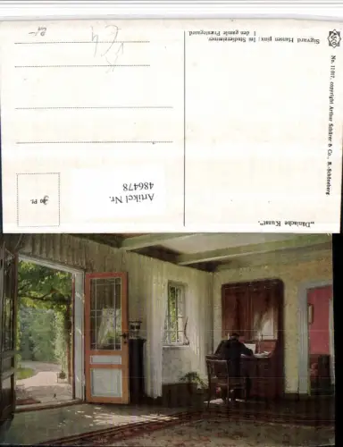 486478,Asco AK 11017 Künstler Sigvard Hansen Studierzimmer Tür