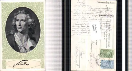 529450,Verein Südmark 158 Friedrich Schiller Dichter Portrait