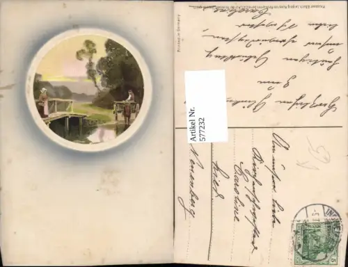 577232,Künstler AK Meissner e Buch 1527 Präge AK Pferd