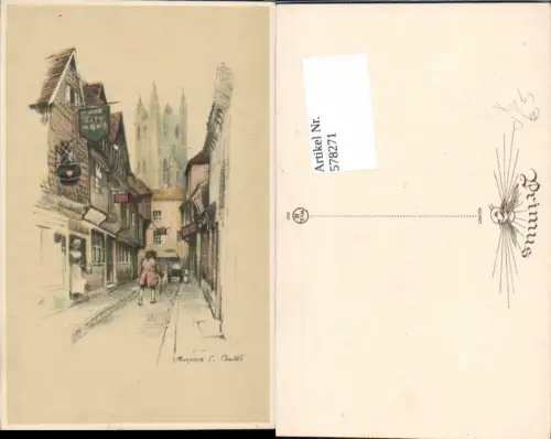 578271,Künstler AK Marjorie C. Bales pub Primus AK