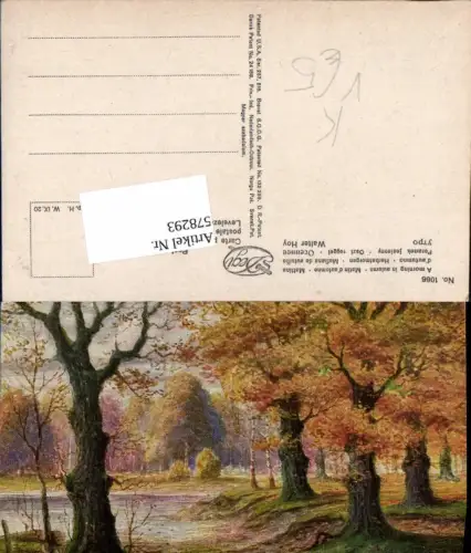 578293,Bäume Baum DEGI AK 1066 Walter Hoy Ölgemälde Imitations AK