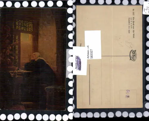 583327,Künstler AK Degi Ölgemälde 587 G.A. Kunz Nonne