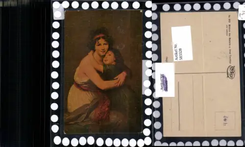 583328,Künstler AK Degi Ölgemälde 813 Lebrun Malerin Mutter
