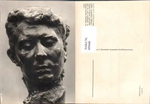 499448,Plastik Figur Skulptur Auguste Rodin Madame R. Bronze