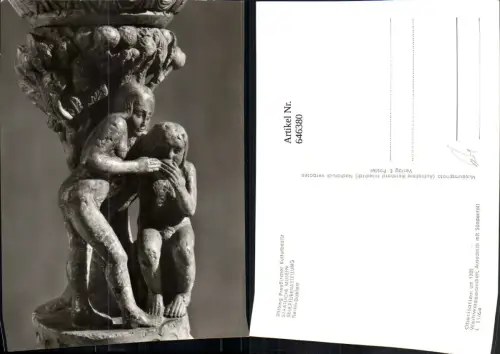 646380,Weihwasserbecken Sündenfall Skulpturenabteilung Berlin Dahlem Museen
