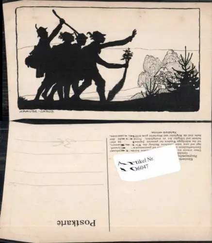 106047,Scherenschnitt Silhouette Krause Carus