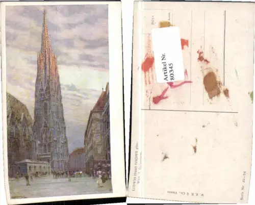 80345,Ludwig H. Fischer Wien Stefansturm Graben