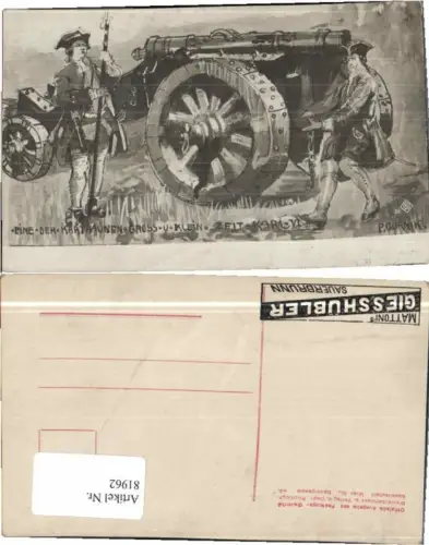 81962,F. Gornik Karthaunen Kanone Kaiser Karl 4 Zeit