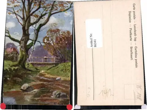 86341,Splitgerber jun. Brücke Bach Baum