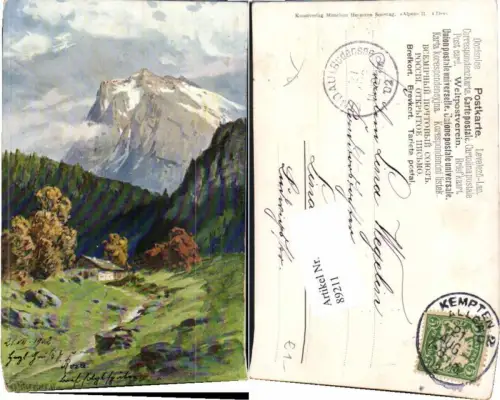 89211,Splitgerber jun. Tolle Berg Ansicht Landschaft Aplen