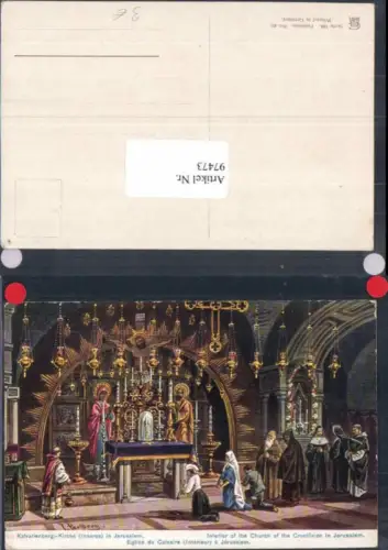 97473,F. Perlberg Jerusalem Kalvarienberg Kirche