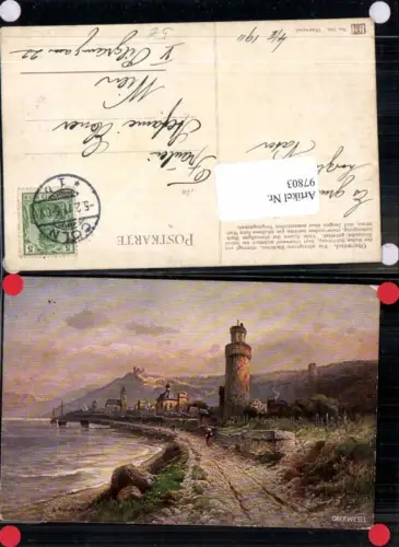 97803,N. Astudin Oberwesel Uferpartie Tolle Ansicht