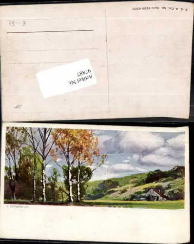 97887,J. Splitgerber jun Künstlerkarte Landschaft