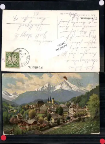 104166,H. Treiber Berchtesgaden Künstlerkarte
