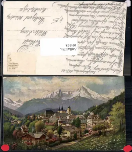 104168,H. Treiber Berchtesgaden Künstlerkarte
