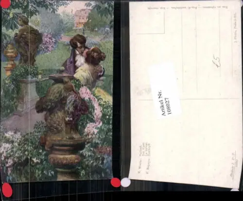 108027,R. Wierer der Kuss Mann küsst Frau