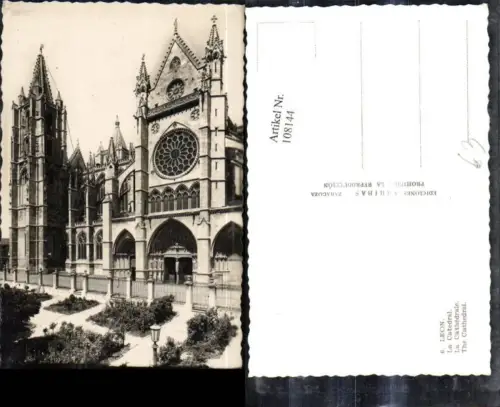 108144,Leon La Catedral Kathedrale Kirche