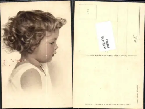 108942,Lotte Herrlich Mädchen Portrait KInd Ballerini Fratini