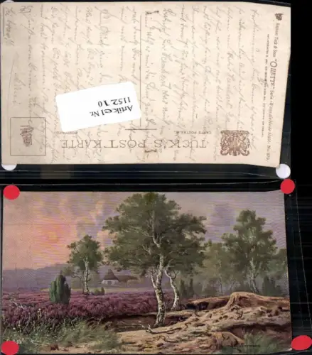 115210,R. Tuck 879 Oilette Wenn die Heide blüht