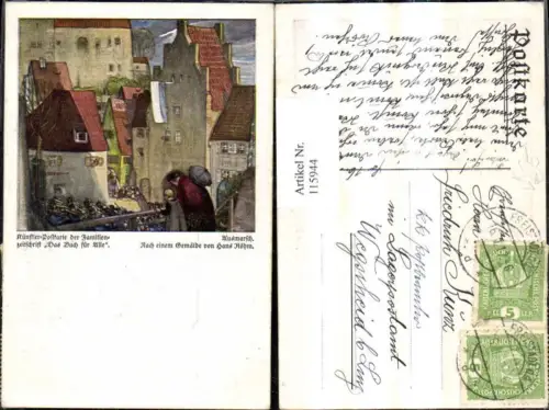 115944,Künstler Ak Hans Röhm Aufmarsch pub Familienzeitschrift Das Buch für Alle