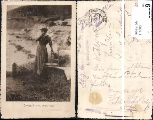 118603,Tornera Arturo Faldi Feldpost 223 Feldpostamt 223 O.Ö Schützen Baon 1