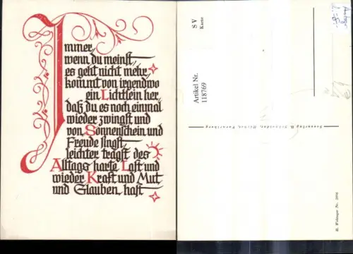 118769,Künstler Ak Schrift Spruch Text pub H. Schneider Höchst