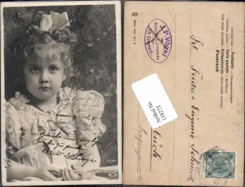 119272,Schönes junges Mädchen NPG 253-2 B.J. Falk New York