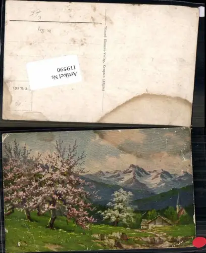 119590,W. Hoy Ölgemälde Imitations AK Winand Elsmann kempten