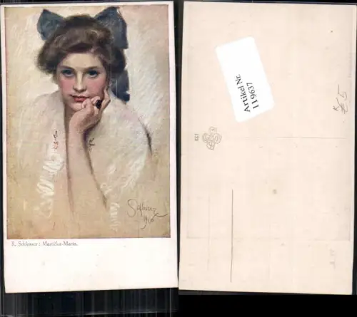 119637,R. Schlosser Glamour Girl Edwardian Lady Frau