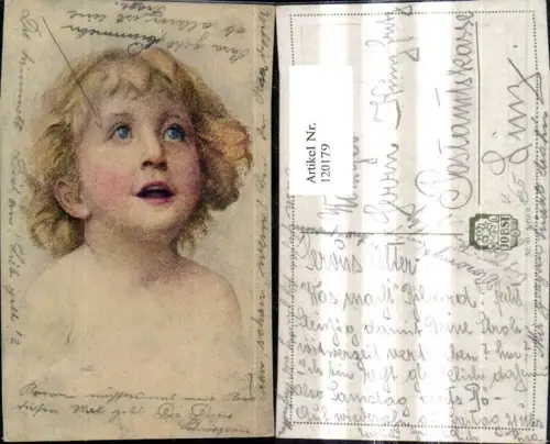 120179,Künstler Ak Kind Mädchen Portrait pub Jobst 95euro2