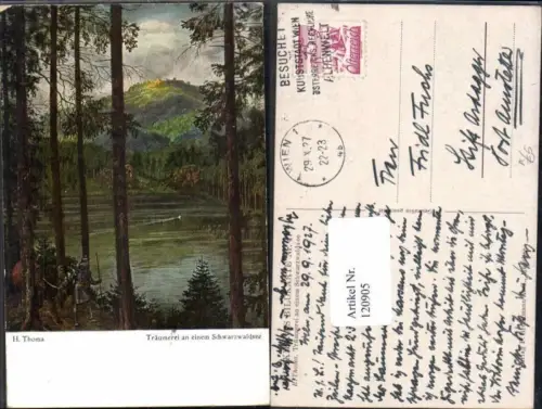 120905,H. Thoma Träumerei an einem Schwarzwaldsee Schwarzwald