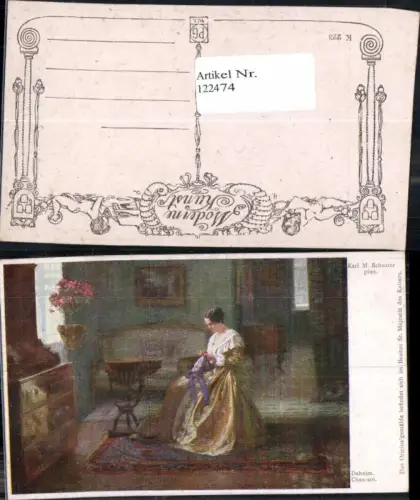 122474,Karl M. Schuster FRau strickt stricken knweing