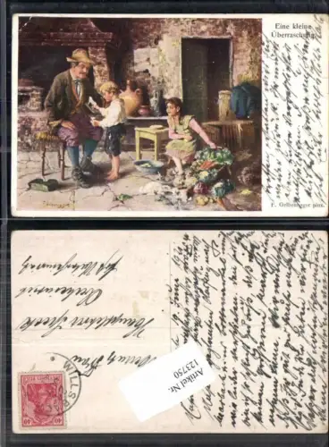 123750,F. Gelbenegger Kinder Mann Hut Spielzeug Kleine Überraschung