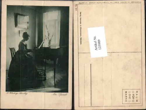 125989,R. Wörsching Starnberg Am Spinett Klavier