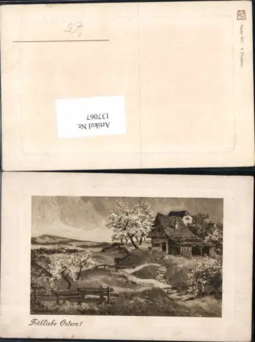 137067,Ostern F. Bernhard sign Haus Bauernhof