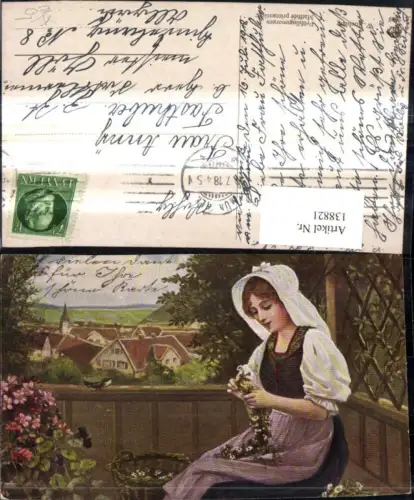 138821,Künstler Ak W. Roehling Frühlingsmorgen