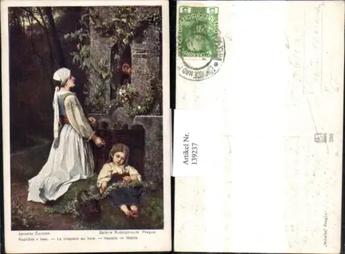139237,Künstler Ak Jaroslav Cermak Kapelle im Walde